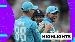 Banton stars as England win Sri Lanka ODI series