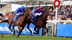 Darkness Falls beats Desert Castle in Dewhurst Stakes