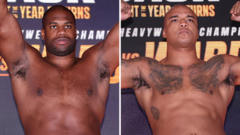 Dubois and Wardley at career-heaviest for rematch