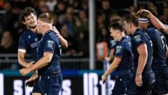 Edinburgh top URC after bonus-point win over Zebre