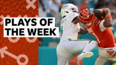 'Freakish' footwork & 'unbelievable' catches - NFL best plays