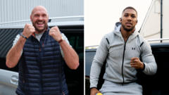 Fury & Joshua in London for news conference as doubts ease