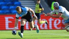 Glasgow get bonus-point win at emotion-filled Sale