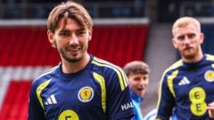 Humble Gilmour happy with new role as 50th cap beckons