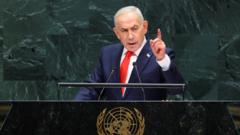 Netanyahu defends Israeli military actions in Middle East in UN speech