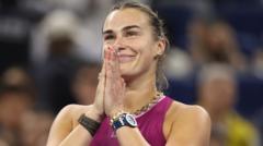 Sabalenka 'trying hard to be easier on myself'