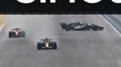 Verstappen wins sprint after Russell crashes out