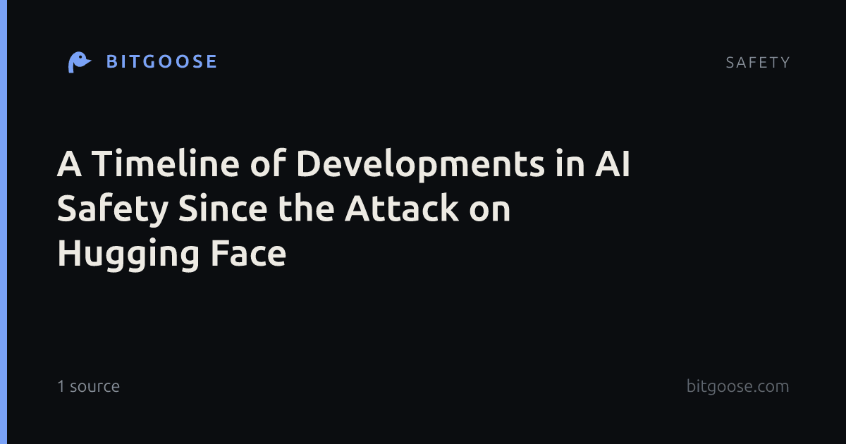A Timeline of Developments in AI Safety Since the Attack on Hugging Face