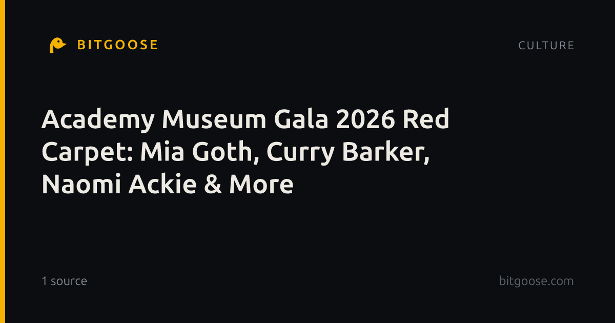 Academy Museum Gala 2026 Red Carpet: Mia Goth, Curry Barker, Naomi Ackie & More