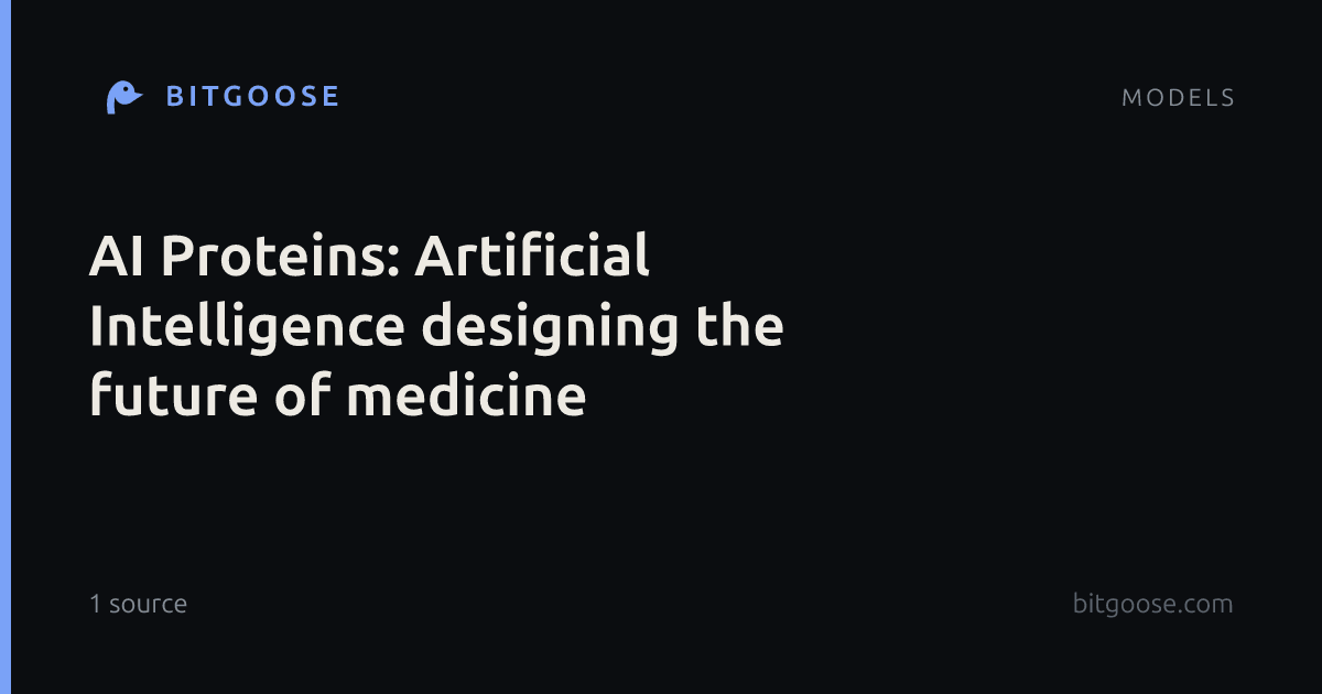 AI Proteins: Artificial Intelligence designing the future of medicine