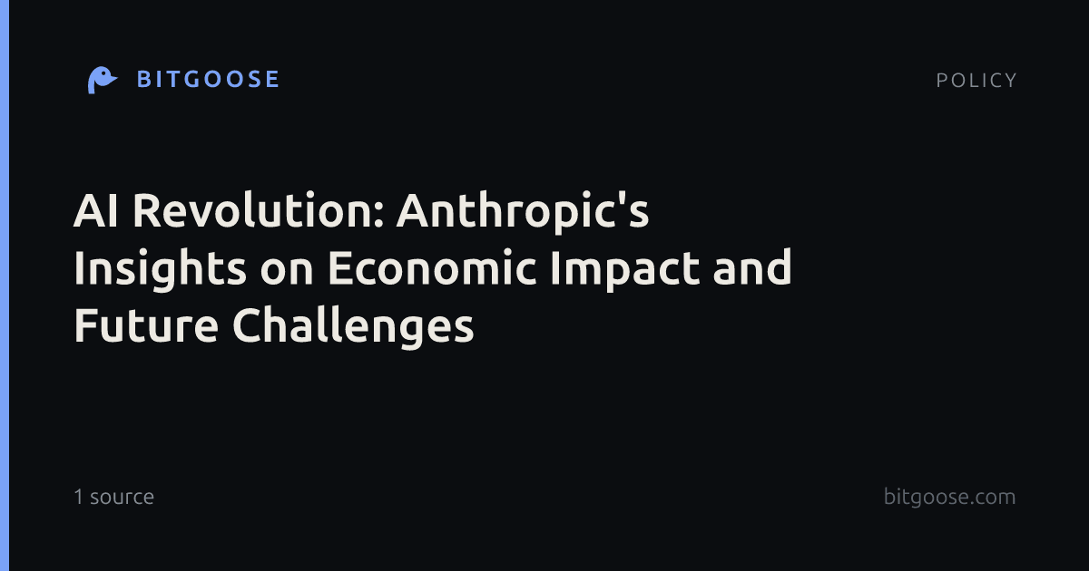 AI Revolution: Anthropic's Insights on Economic Impact and Future Challenges