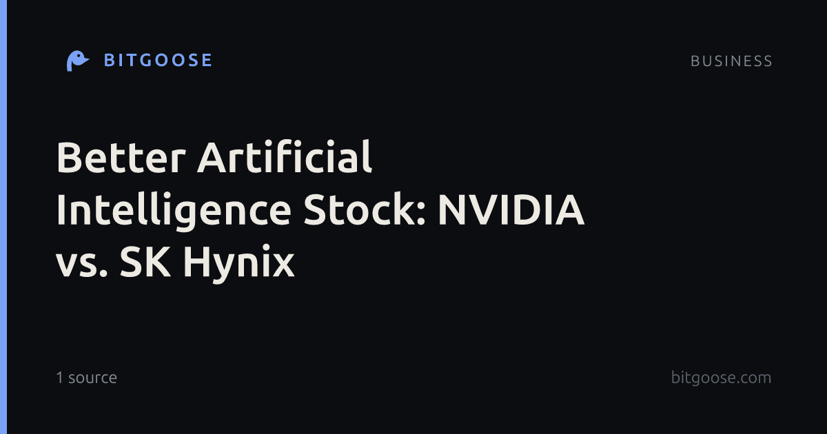 Better Artificial Intelligence Stock: NVIDIA vs. SK Hynix