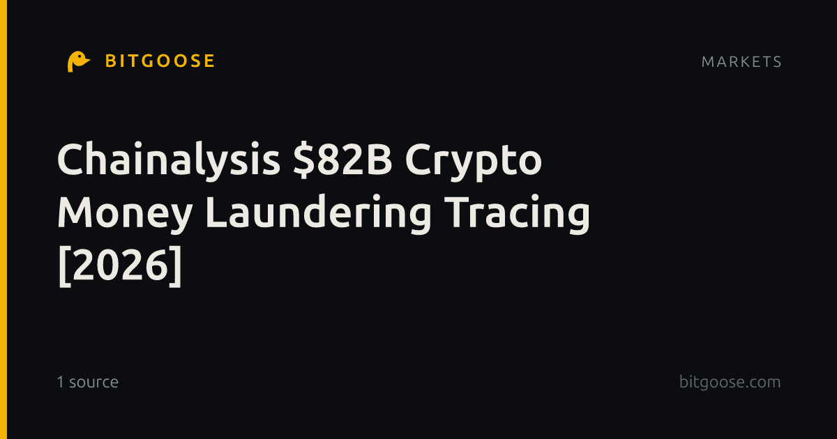 Chainalysis $82B Crypto Money Laundering Tracing [2026]
