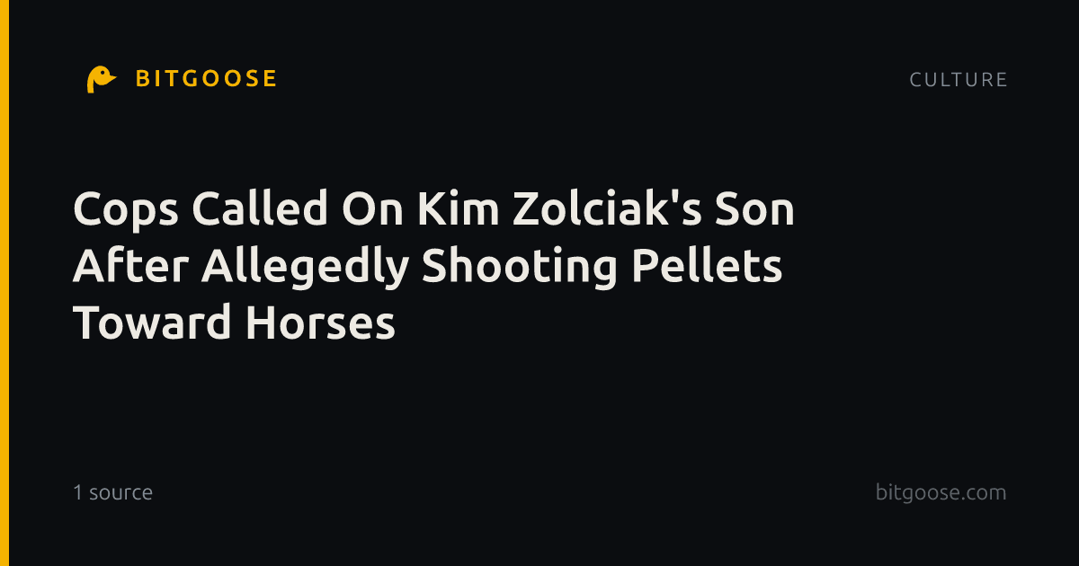 Cops Called On Kim Zolciak's Son After Allegedly Shooting Pellets Toward Horses
