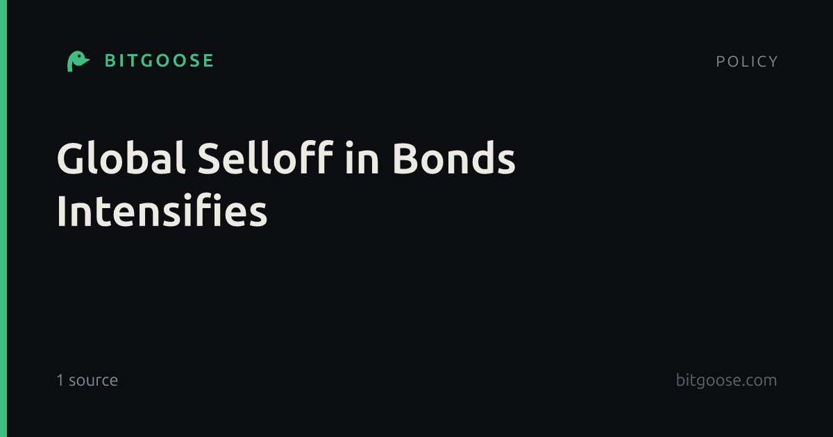 Global Selloff in Bonds Intensifies