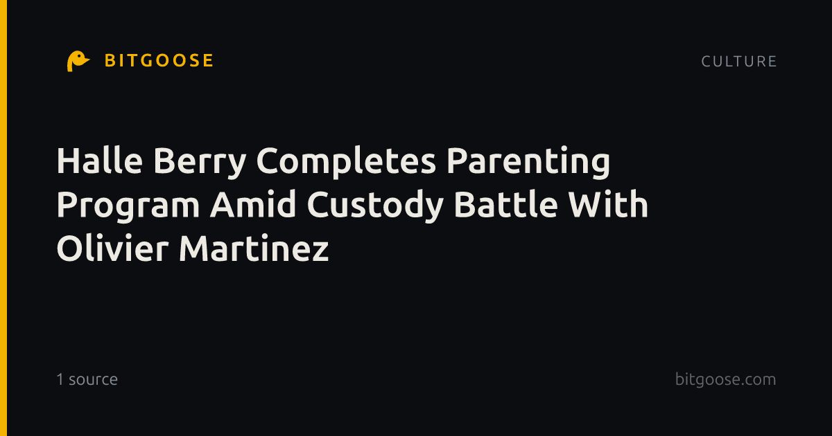Halle Berry Completes Parenting Program Amid Custody Battle With Olivier Martinez