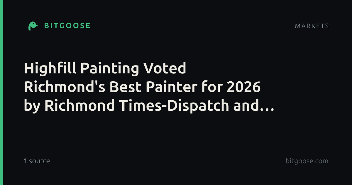 Highfill Painting Voted Richmond's Best Painter for 2026 by Richmond Times-Dispatch and Style Weekly