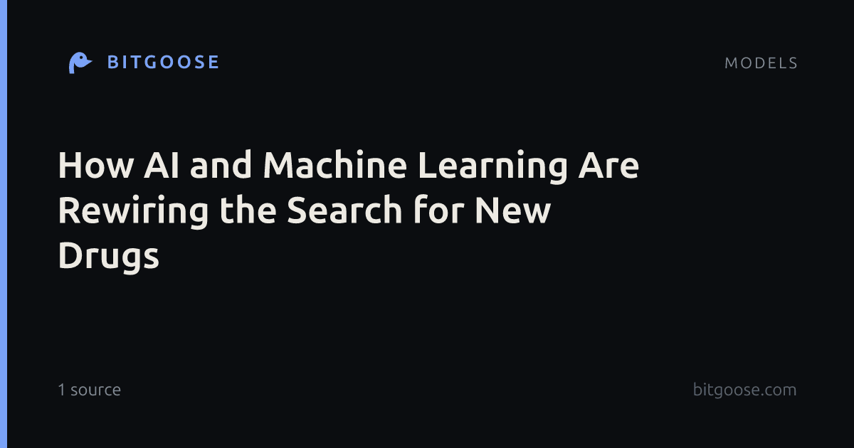 How AI and Machine Learning Are Rewiring the Search for New Drugs