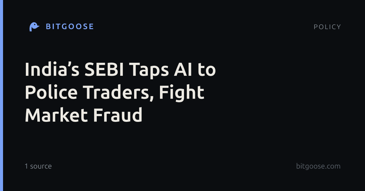 India’s SEBI Taps AI to Police Traders, Fight Market Fraud