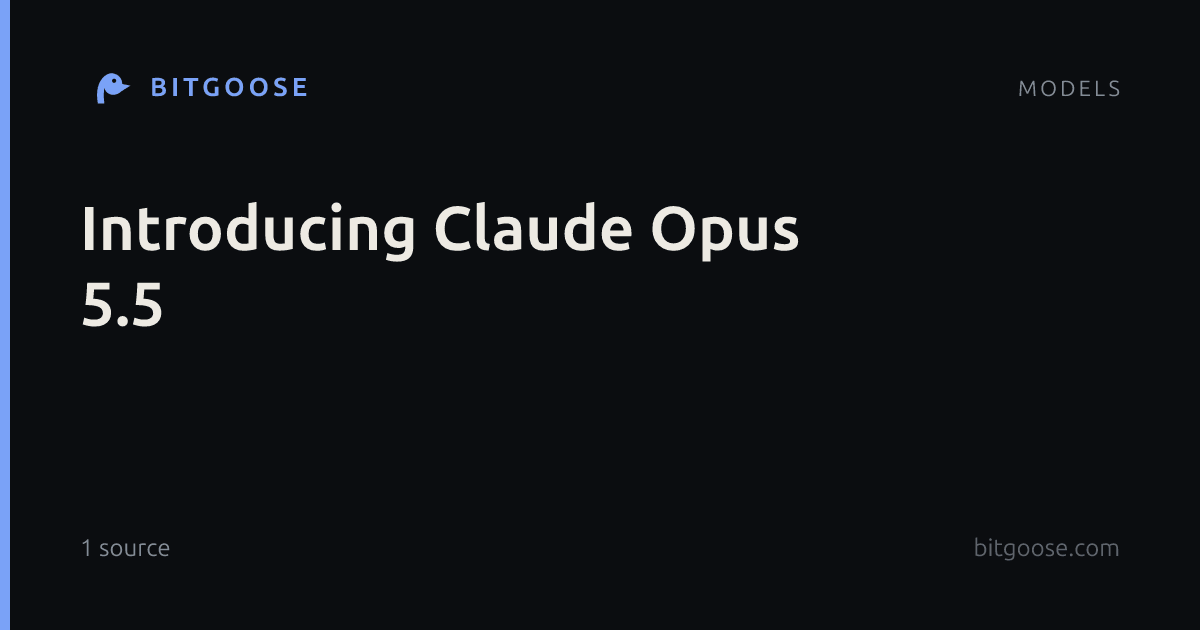 Introducing Claude Opus 5.5