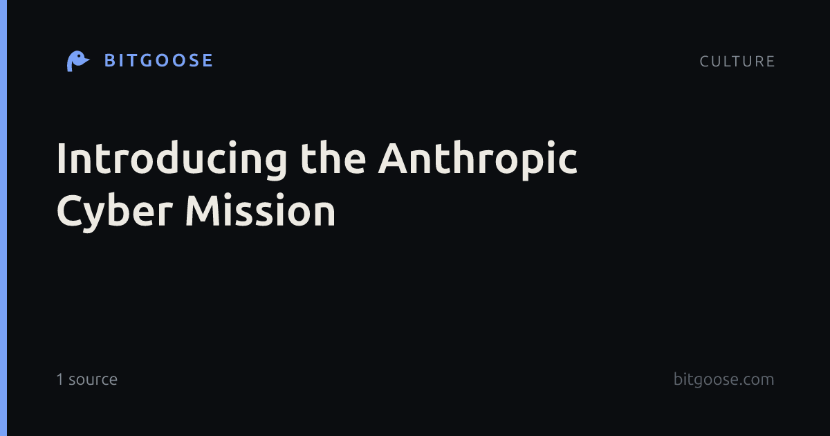 Introducing the Anthropic Cyber Mission