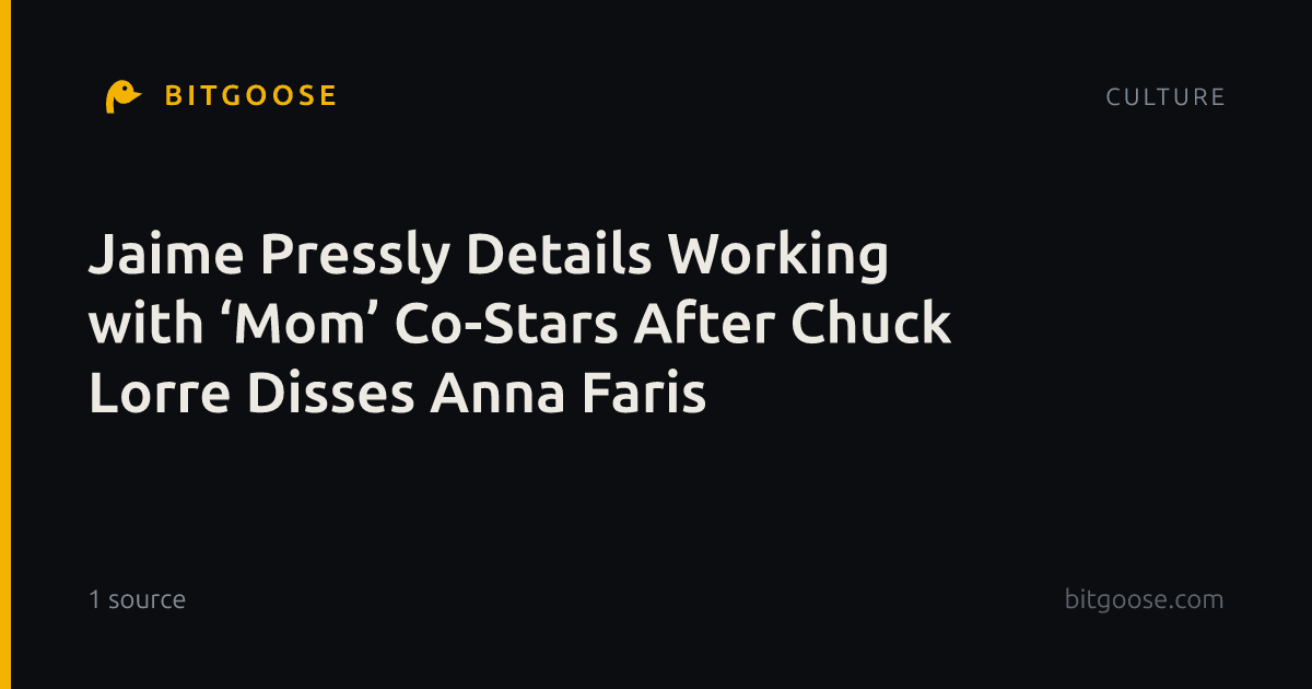 Jaime Pressly Details Working with ‘Mom’ Co-Stars After Chuck Lorre Disses Anna Faris