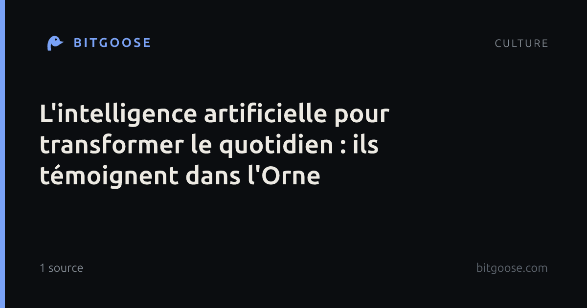 L'intelligence artificielle pour transformer le quotidien : ils témoignent dans l'Orne