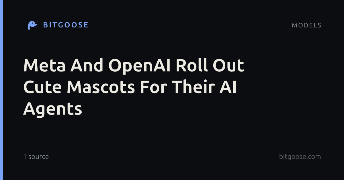 Meta And OpenAI Roll Out Cute Mascots For Their AI Agents