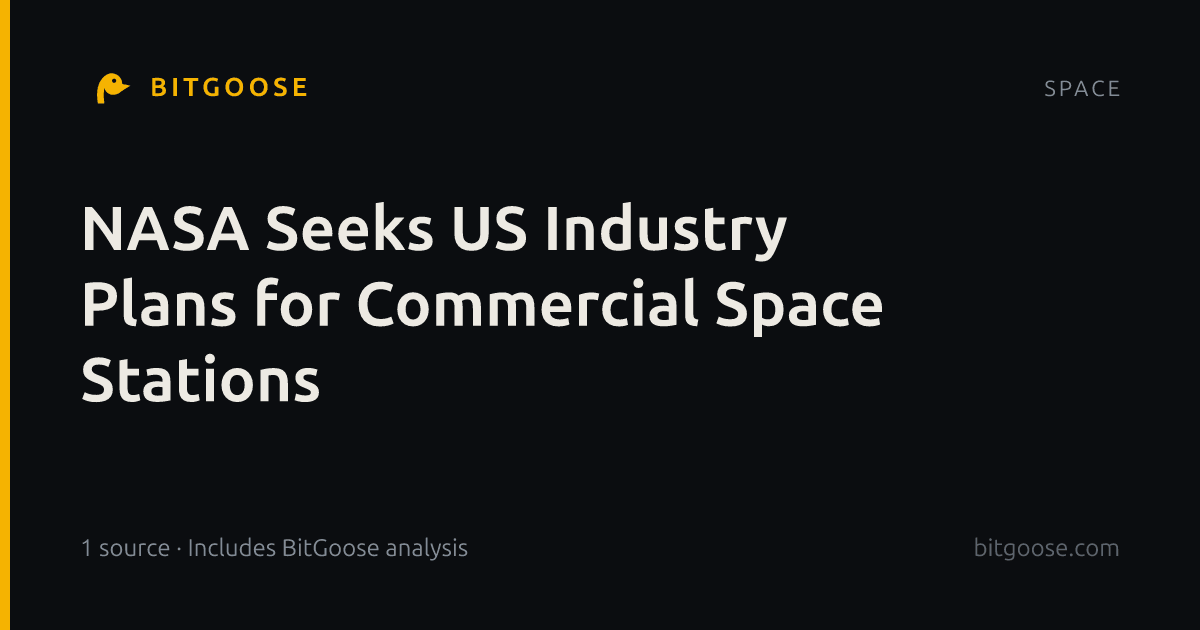 NASA Seeks US Industry Plans for Commercial Space Stations