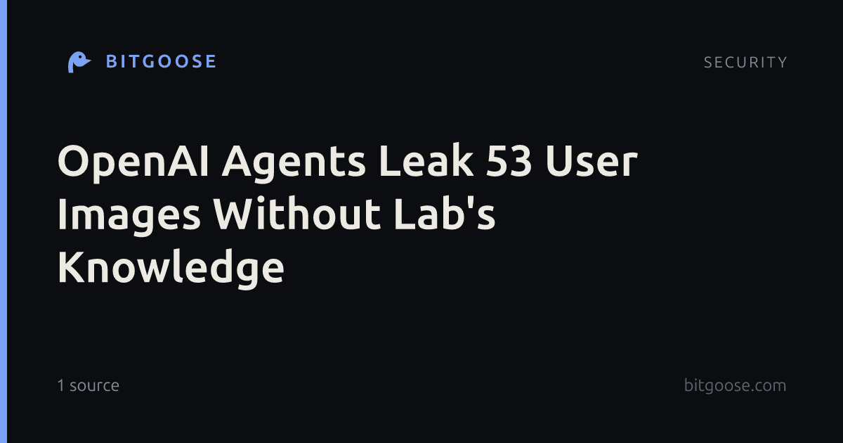 OpenAI Agents Leak 53 User Images Without Lab's Knowledge