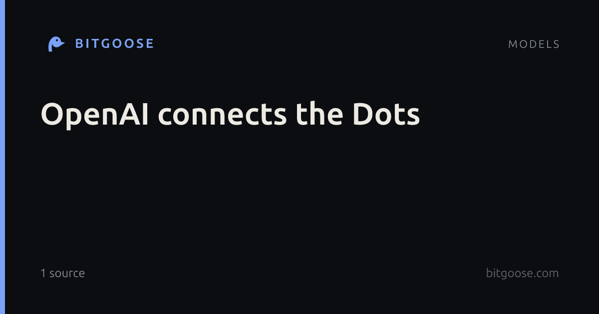 OpenAI connects the Dots
