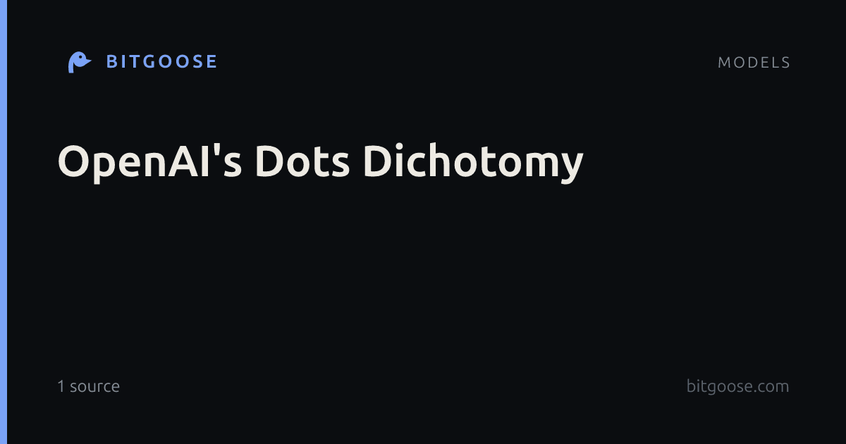 OpenAI's Dots Dichotomy