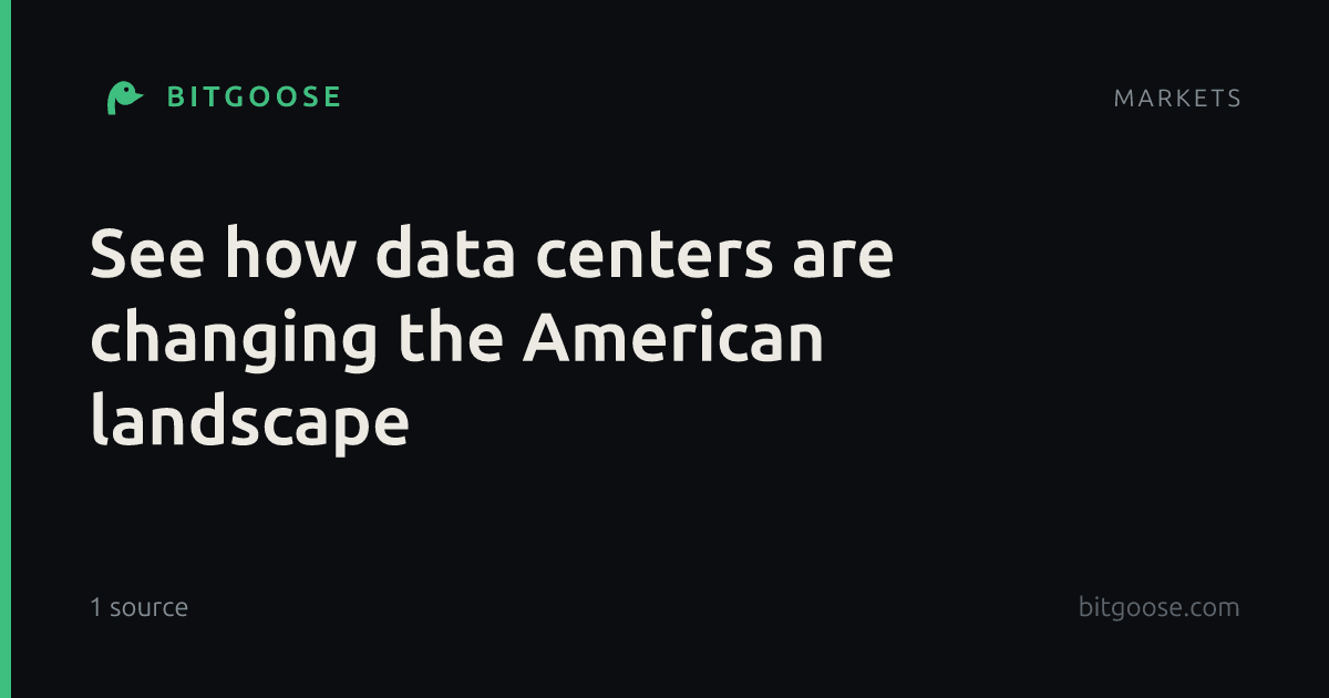 See how data centers are changing the American landscape