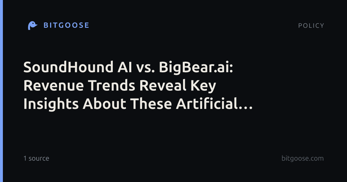 SoundHound AI vs. BigBear.ai: Revenue Trends Reveal Key Insights About These Artificial Intelligence Companies