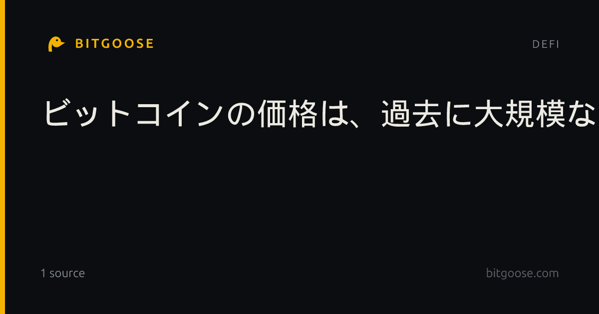 ビットコインの価格は、過去に大規模な強気相場の前触れとなった重要なハードルをクリアしました