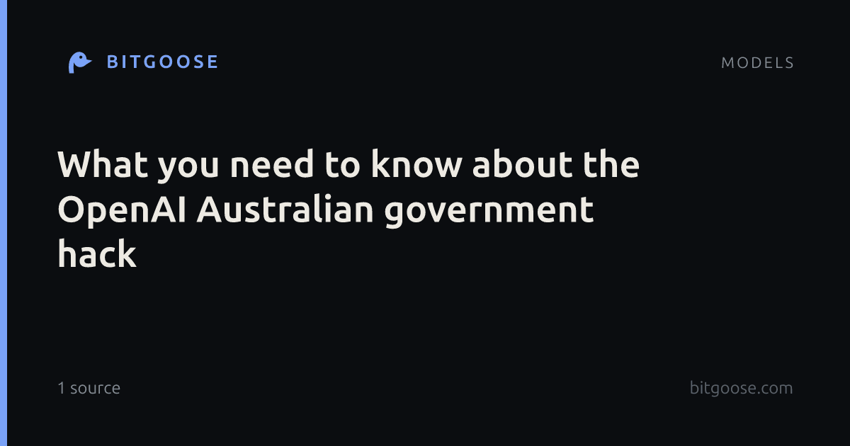 What you need to know about the OpenAI Australian government hack