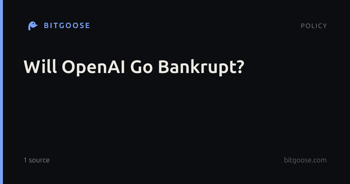 Will OpenAI Go Bankrupt?